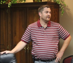 Adam Huston, owner of Livin It Up Transportation, discusses the possibility of buying the Evergreen Mini-Golf Course and negotiating a five-year lease for the property with the Park Board.
