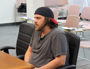 Colby Patterson petitions the Plan Commission to allow a special use permit for the Effing Brew Company at 403 W. National.