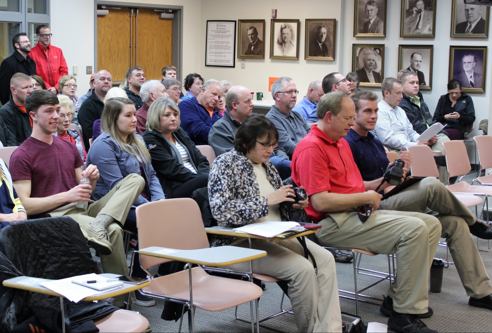 There a big turnout for the Effingham City Council Meeting Tuesday night.